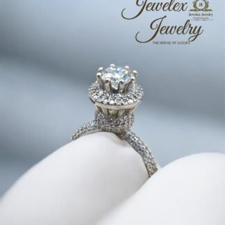 opulentia 1ct moissanite diamond ring