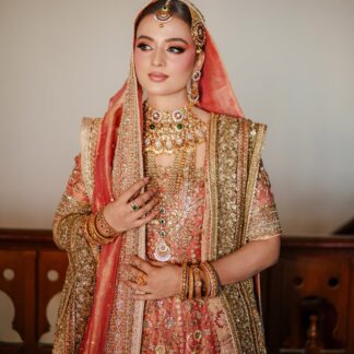 The Empress Heritage Multi-Layered Bridal Set – Choker, Haar & Tikka Ensemble