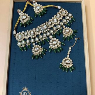 the shanaya polki kundan necklace set