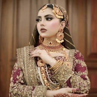 the shehnaai layered bridal set