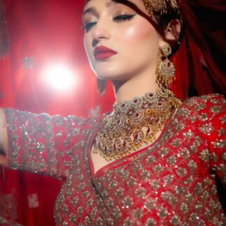 the shahi complete bridal suite – choker, passa, tikka & haath phool ensemble