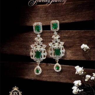victoria emerald imperial chandelier earrings
