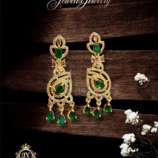 esmeralda paisley chandelier earrings
