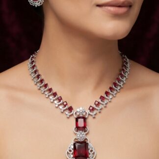 the imperial ruby necklace set