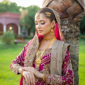 sitara heritage gold style jewelry set
