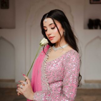 The Lyra Crystal Leaf & Diamond-Style Set