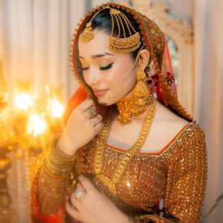 royal nizam gold look jewelry set