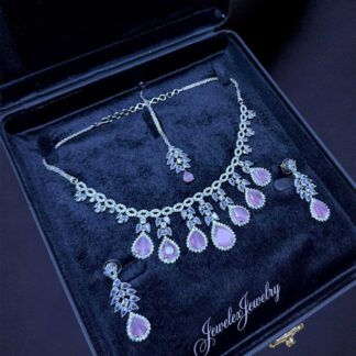 dew rose dewdrop necklace Set