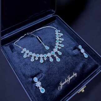 ocean breeze radiance cluster necklace set