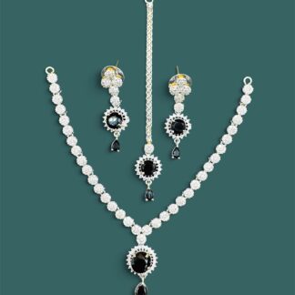 midnight onyx drop necklace set