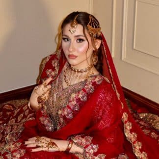 The Zubaida Cascading Gold Bridal Set